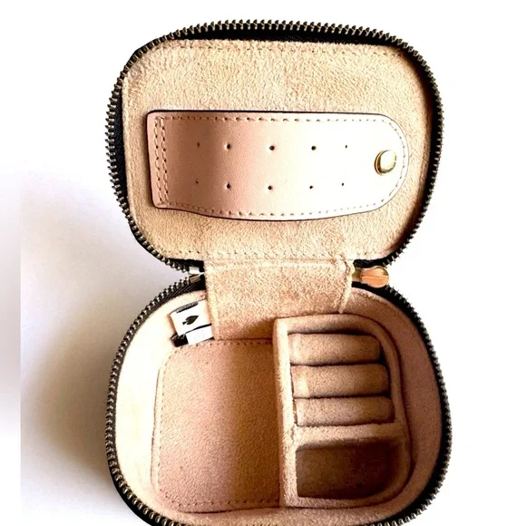 KATE SPADE Floral Cherrywood Puppy Dog Travel Jewelry Box - Picture 8 of 16